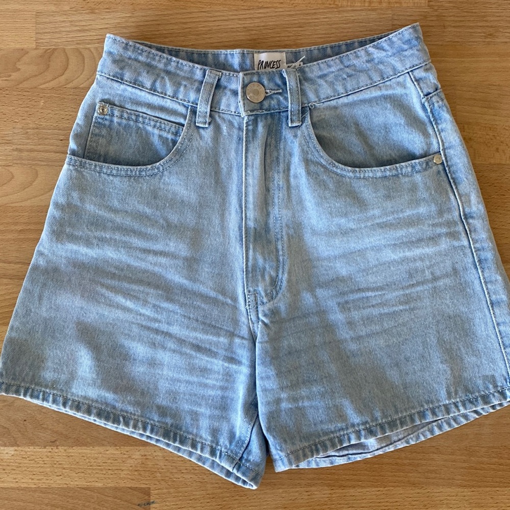 princess polly denim shorts
